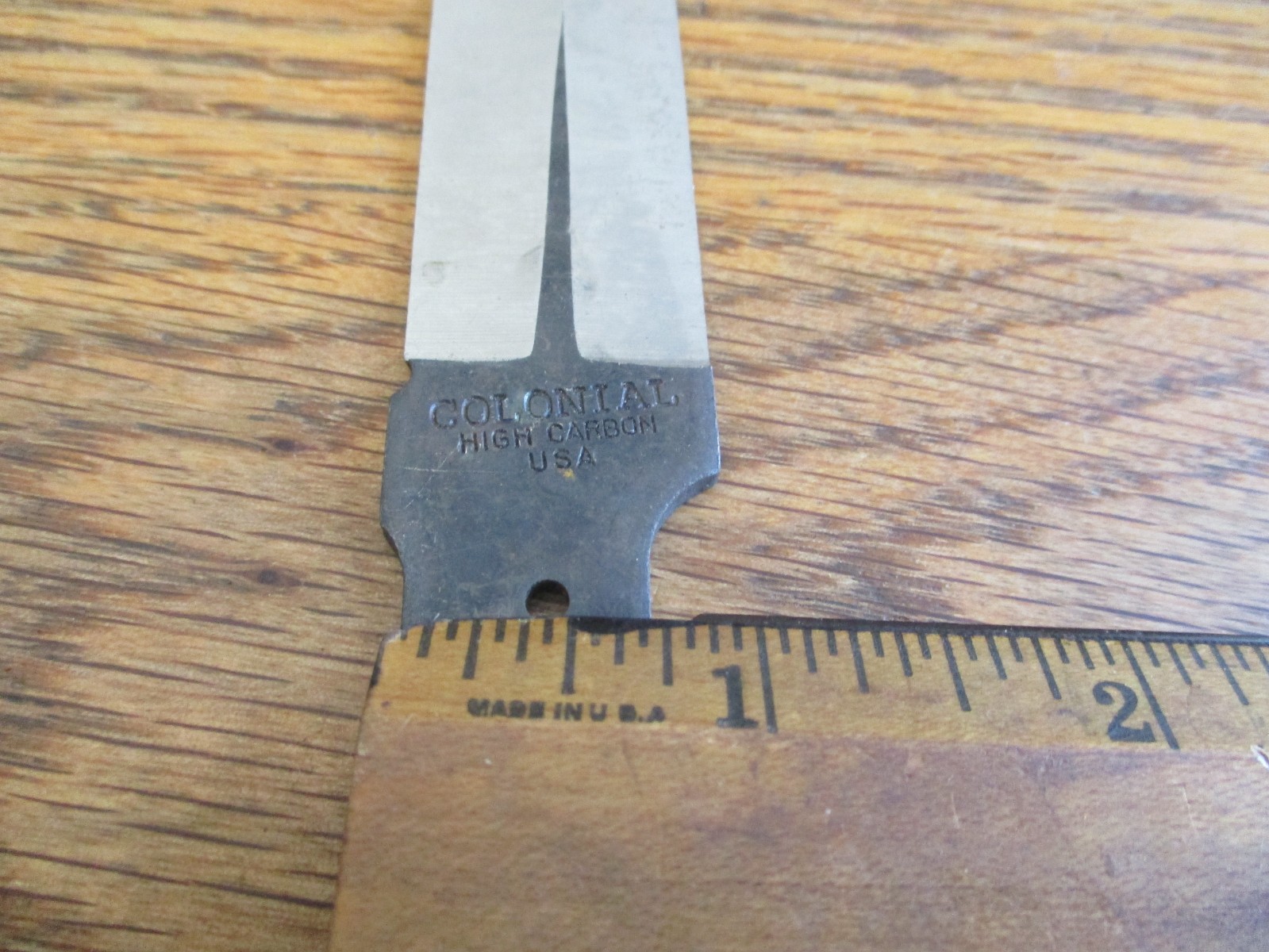 6 High Carbon Steel Boot Dagger Knives Blade Blank Blanks NOS Colonial Knife USA