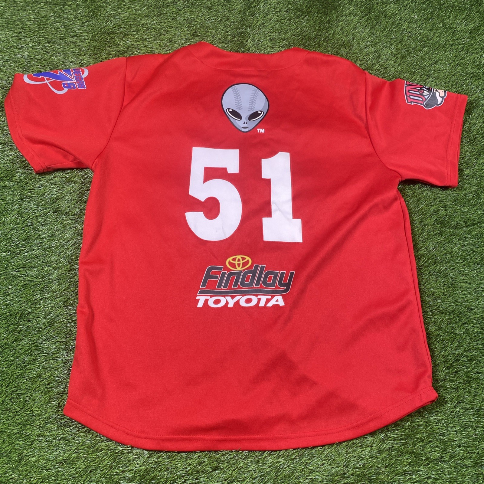 UNLV Rebels Baseball Jersey Mens Xl Red Ncaa #51 Stadium Issue