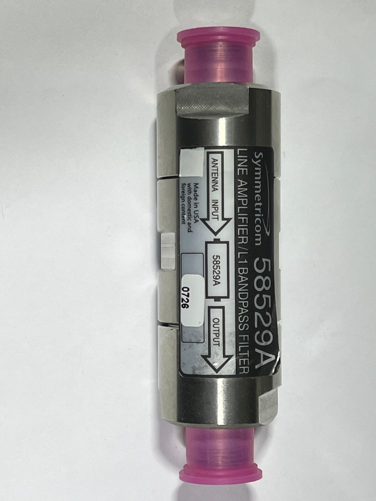 Symmetricom 58529A GPS GNSS 10dB Inline Amplifier