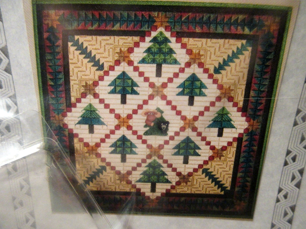 Nancy's Needle IN THE WOODS Counted Thread Pattern w/ Button