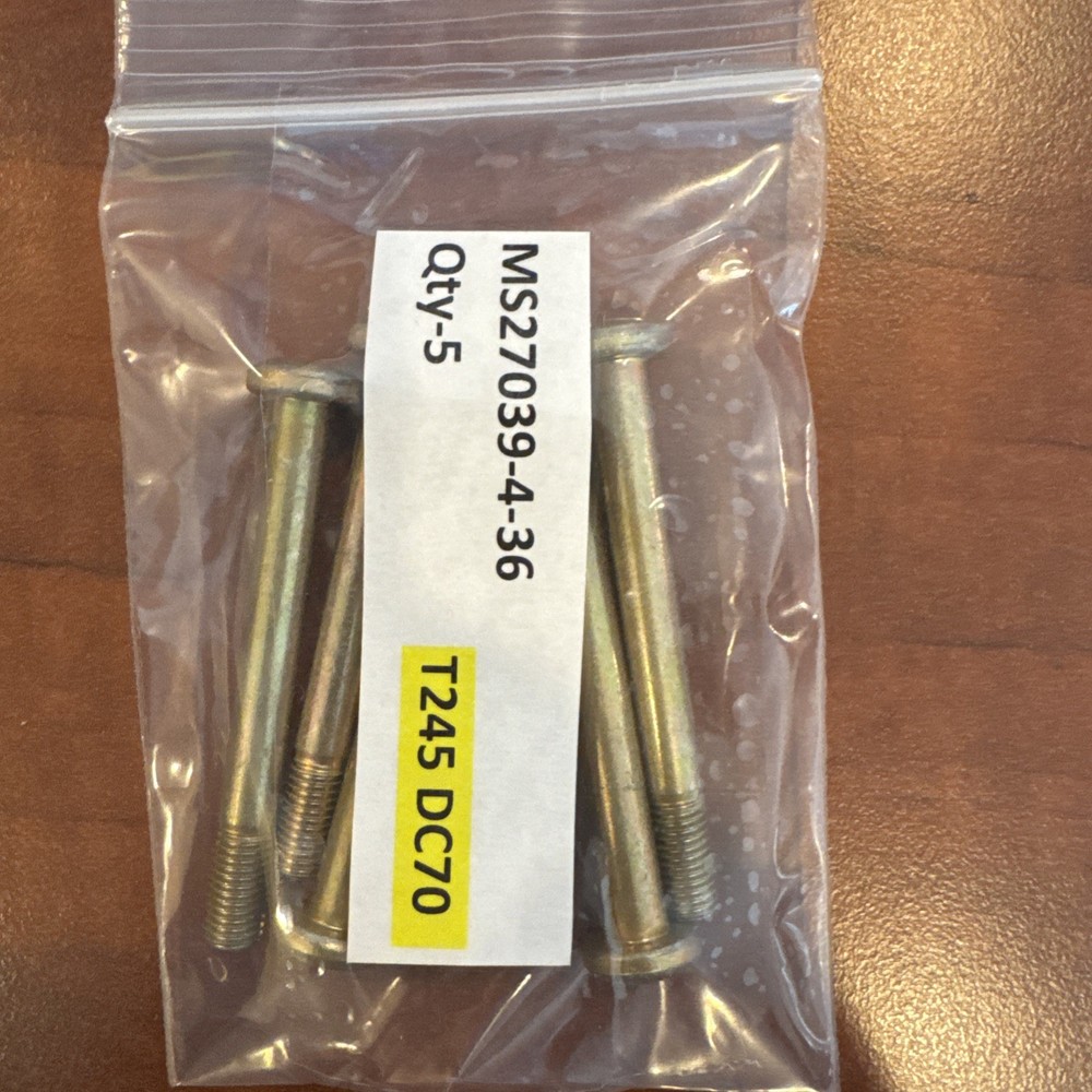 Quantity-5  MS27039-4-36    New.  T245  DC70