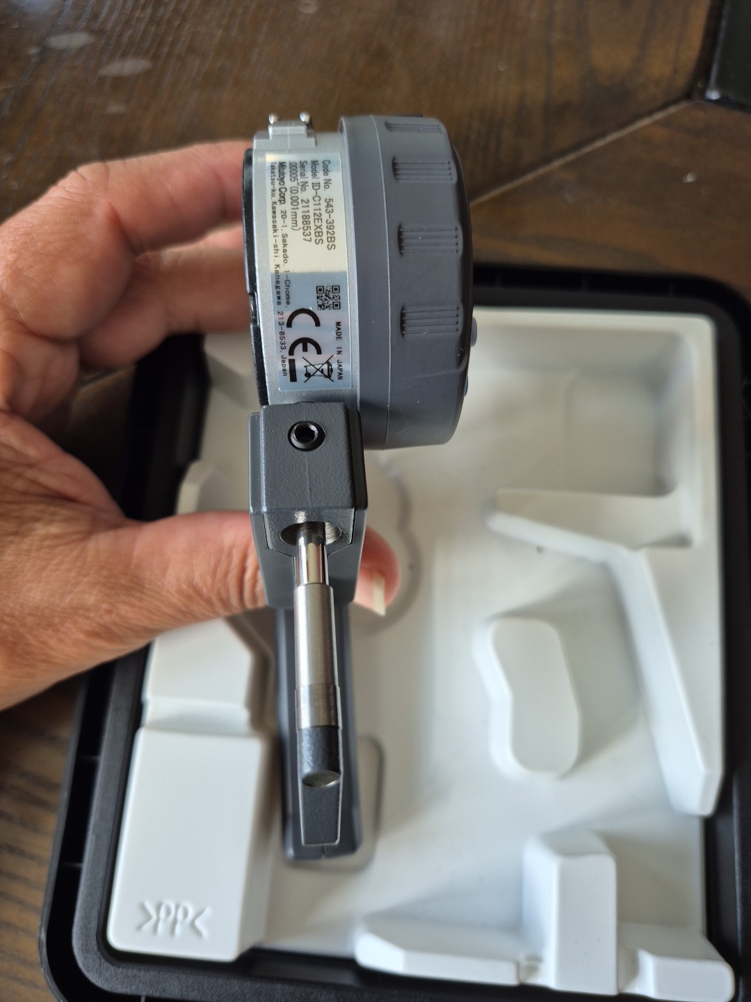 Mitutoyo 547-400S Digimatic IDC Thickness Gage 0-0.5" (0-12mm) Digital .00005"