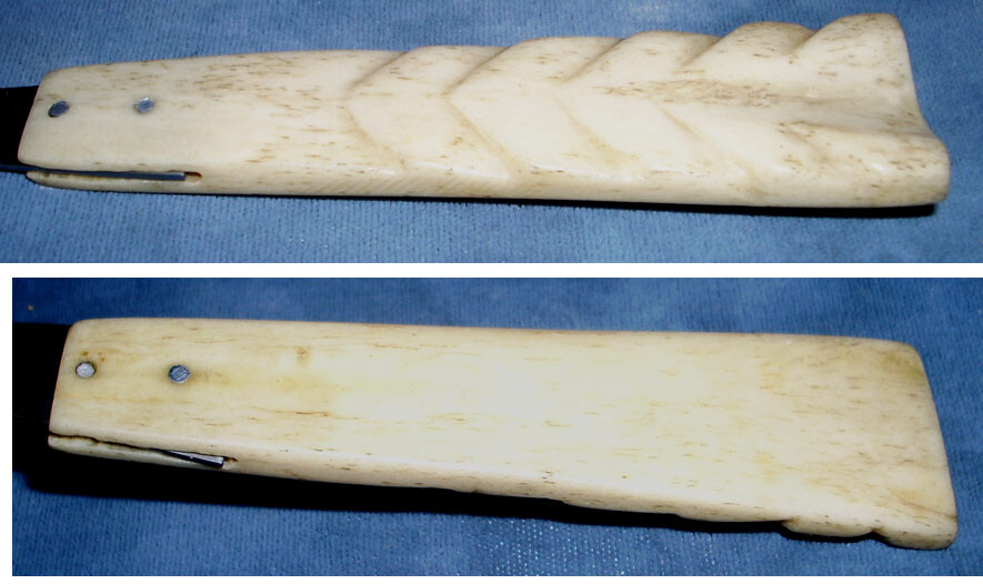 Vintage Danish Modern Bone Handled Pie / Pastry Server