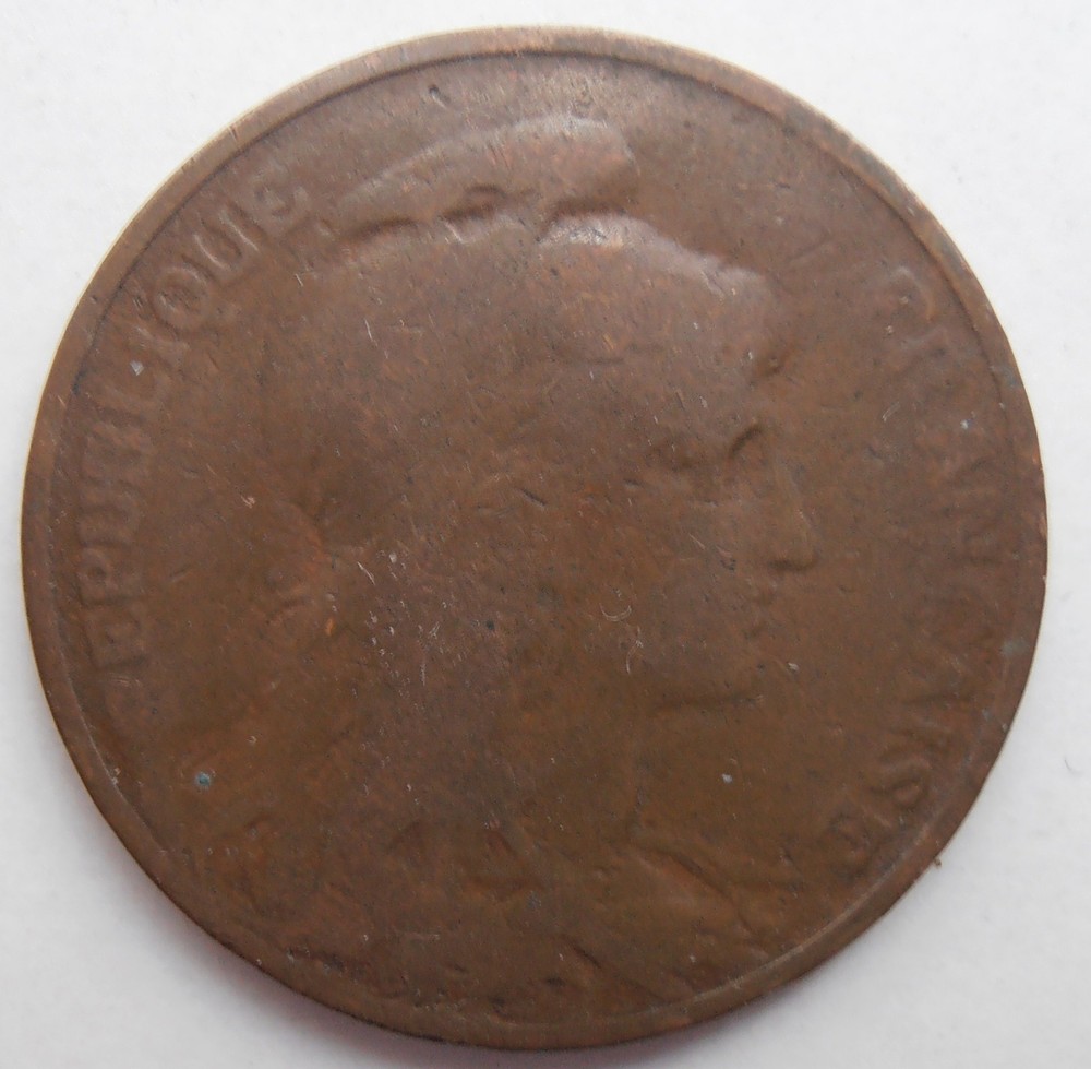 FRANCE 5 CENTIMES 1910