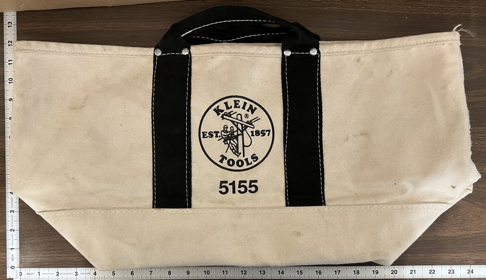 KLEIN TOOLS 5155 - Large Canvas Tool Pouch
