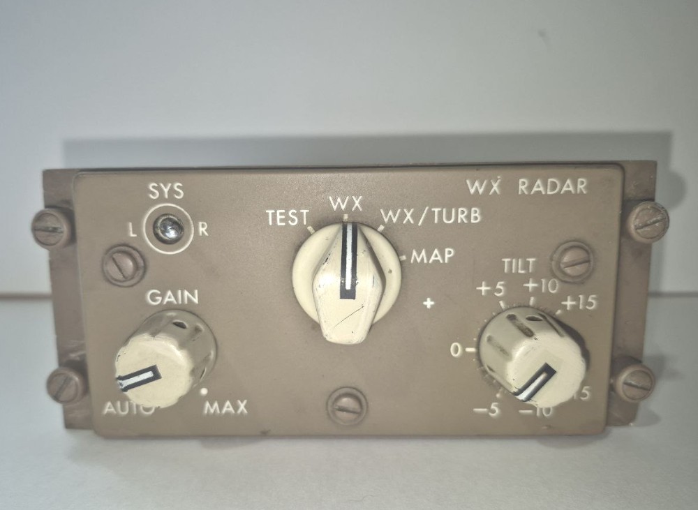 Bendix CON-4B Aircraft Radar Control Panel 2041220-0412