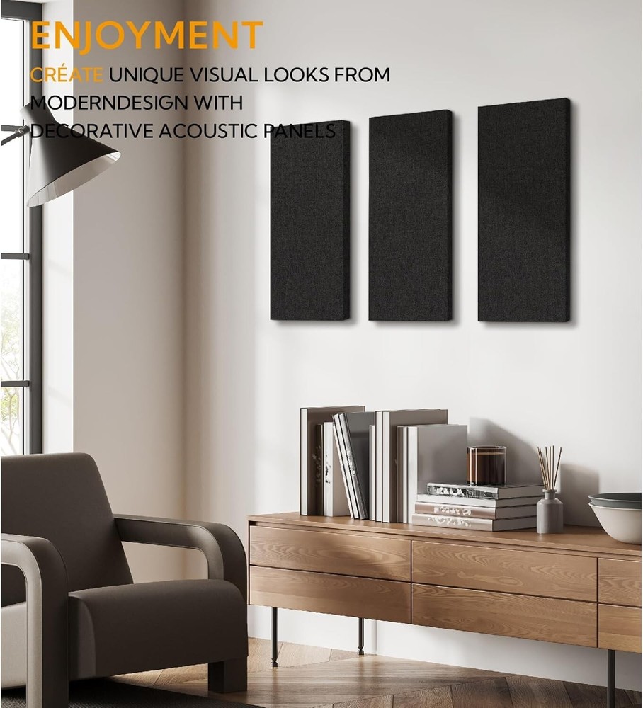 Olanglab Fabric Acoustic Panels, 2 Pack