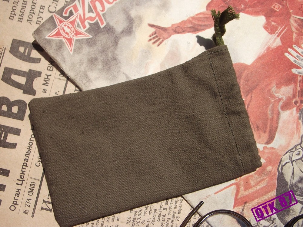 MADE TO ORDER small green tote bag, Red Army WW2 trench art reproduction