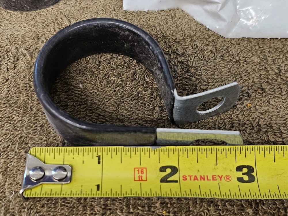 50 Wire Cable Pipe Loop Hose Clamp Split Ring Support Strap Hanger 1-1/2 1.5 3/4