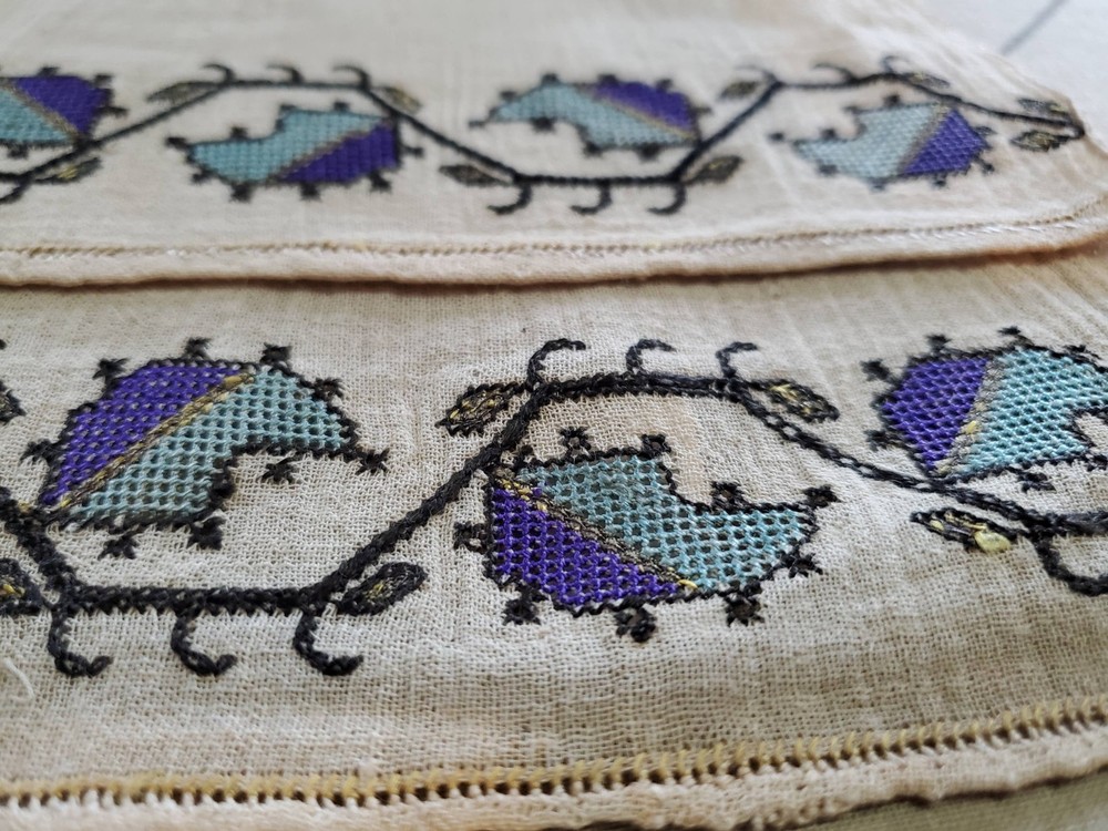 Tradition Kanaviçe Hesap İşi Turkish needlework towel
