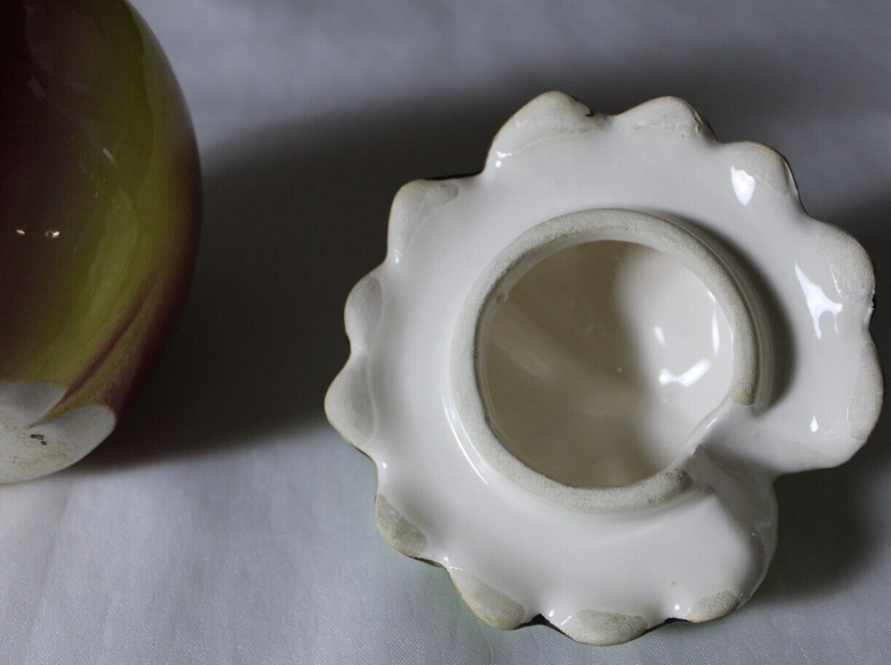 Vintage peach preserves / jar server