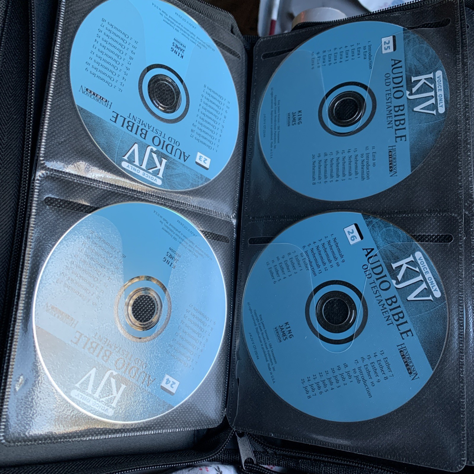 Holy Bible Audio CD Hendrickson KJV Old And New Testament Dramatized 60 Discs