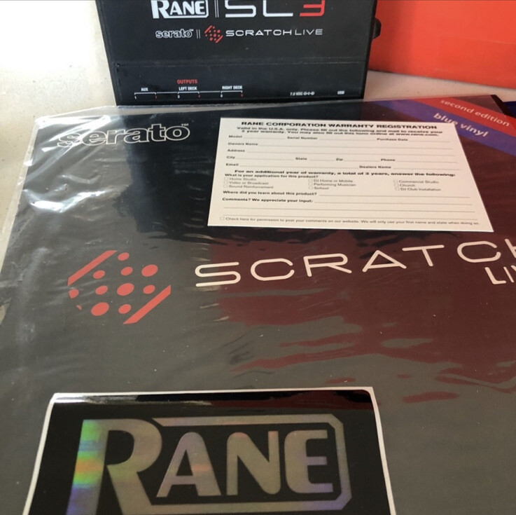 Rane SL3 Serato Scratch Live DJ Controller Interface Advanced 24 Bit USB NOB
