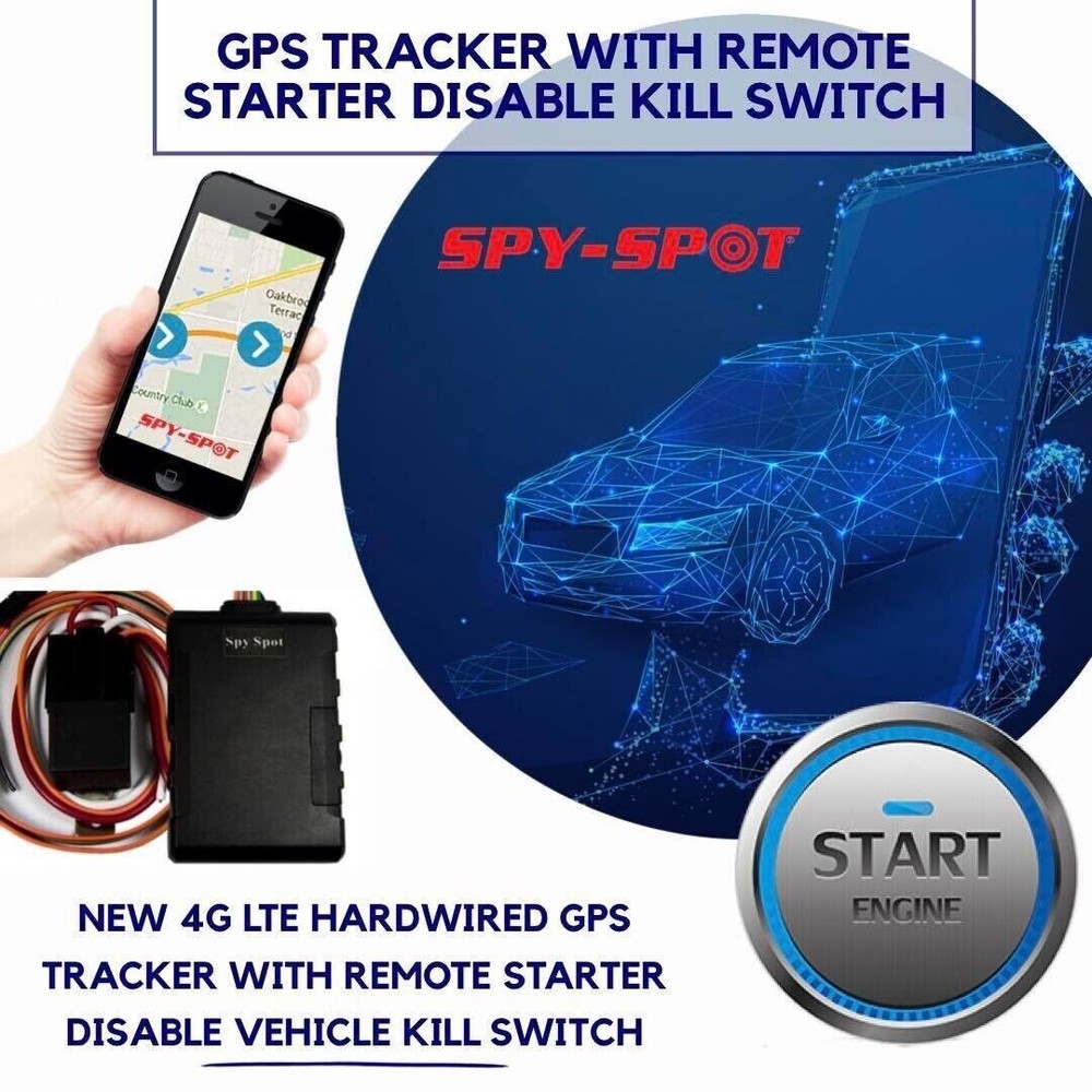 Spy Spot 4g LTE Hardwire GPS Tracker Disable/Enable Starter