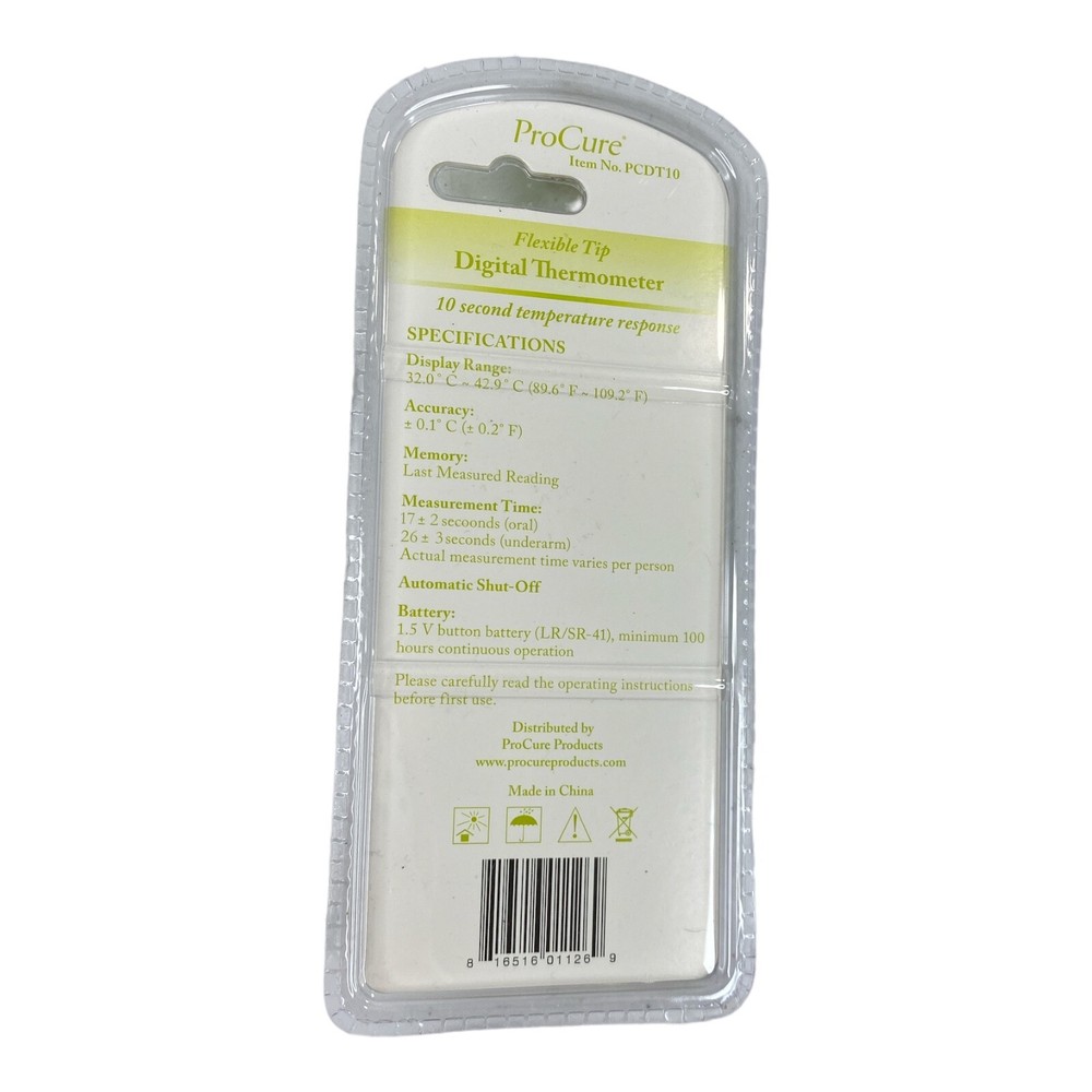 ProCure Flexible Tip Digital Thermometer #PCDT10 H11