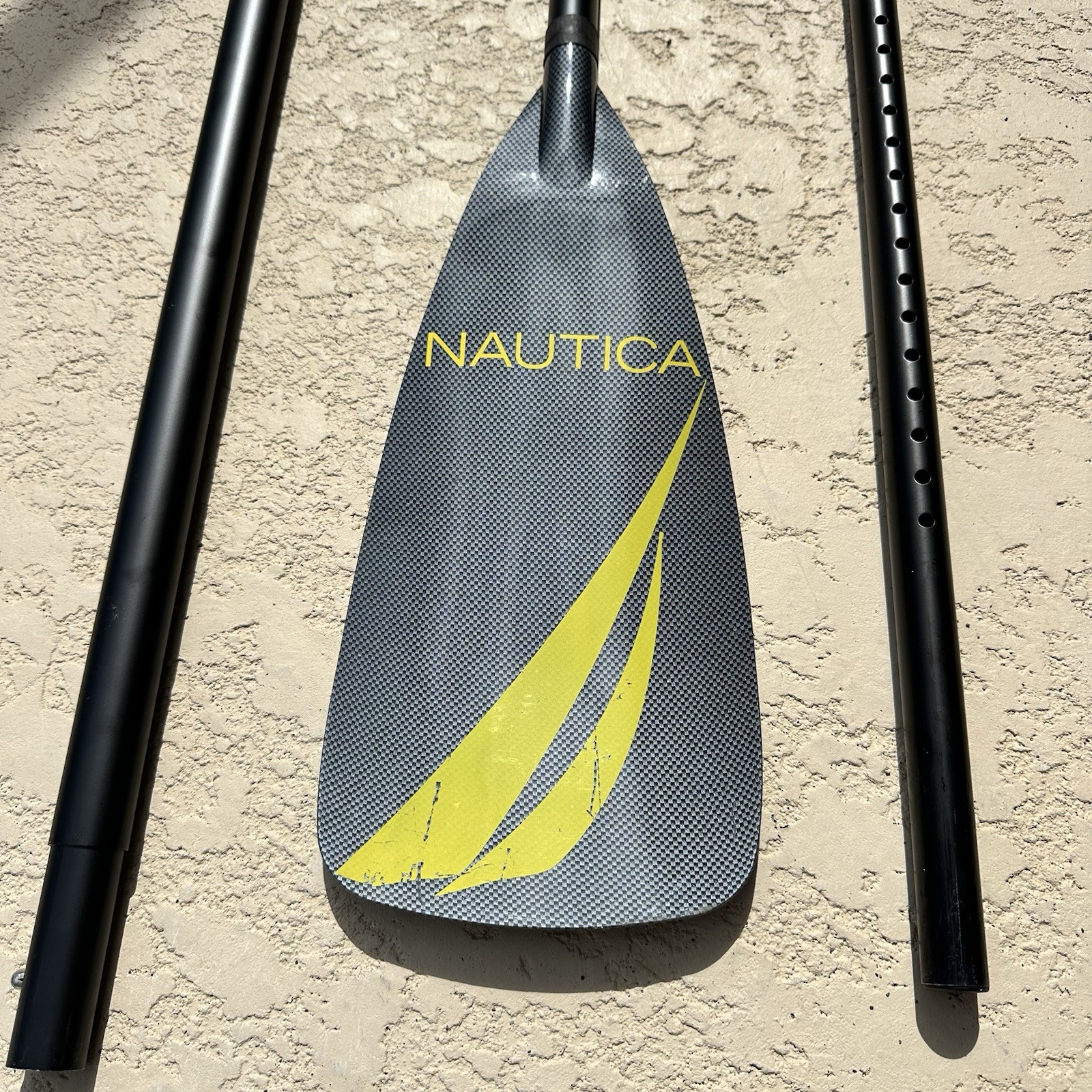 3-Piece Adjustable SUP Paddle –Lightweight, Floating Aluminum Shaft (Nautica)
