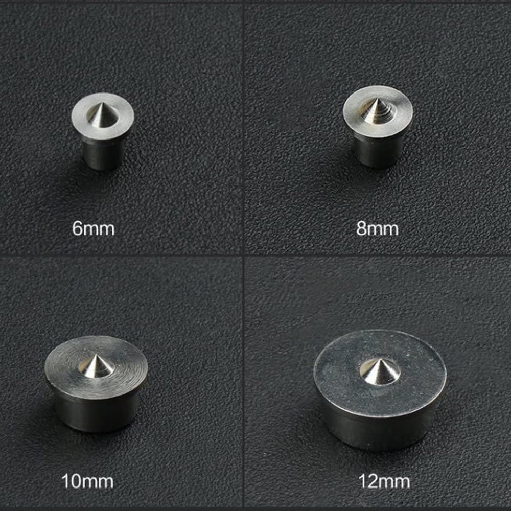 Dowel Centre Point Marker Hole Chrome plating Solid 8mm 12mm Points Pin Wood