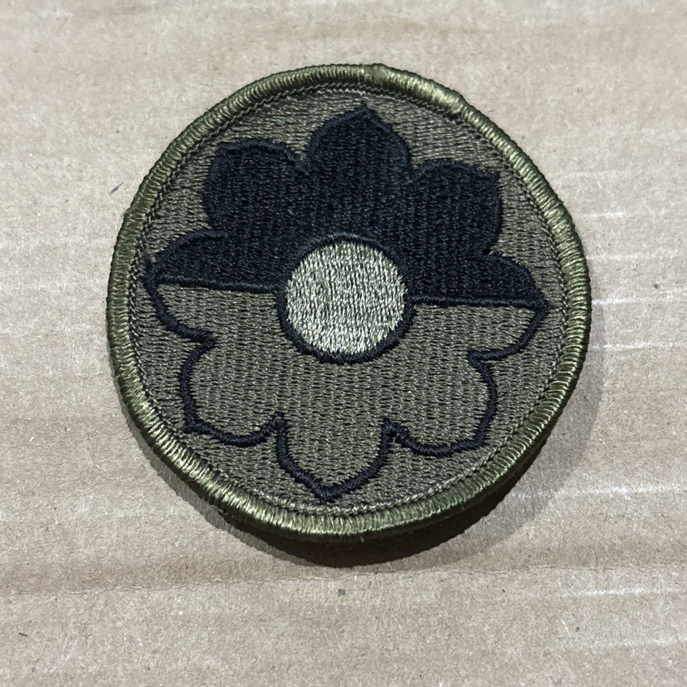 9th Division Subdued US Army Patch