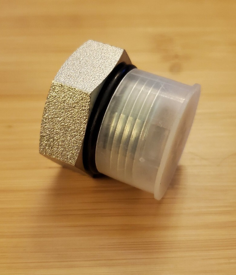6408-12 ORB Plug (3/4") 12MB Hex Plug - Hydraulic Rigid Adapter/Fitting