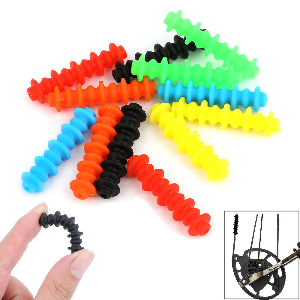 Compound Bow String Stabilizer Shock Absorber Silencer Damper Archery Shooting
