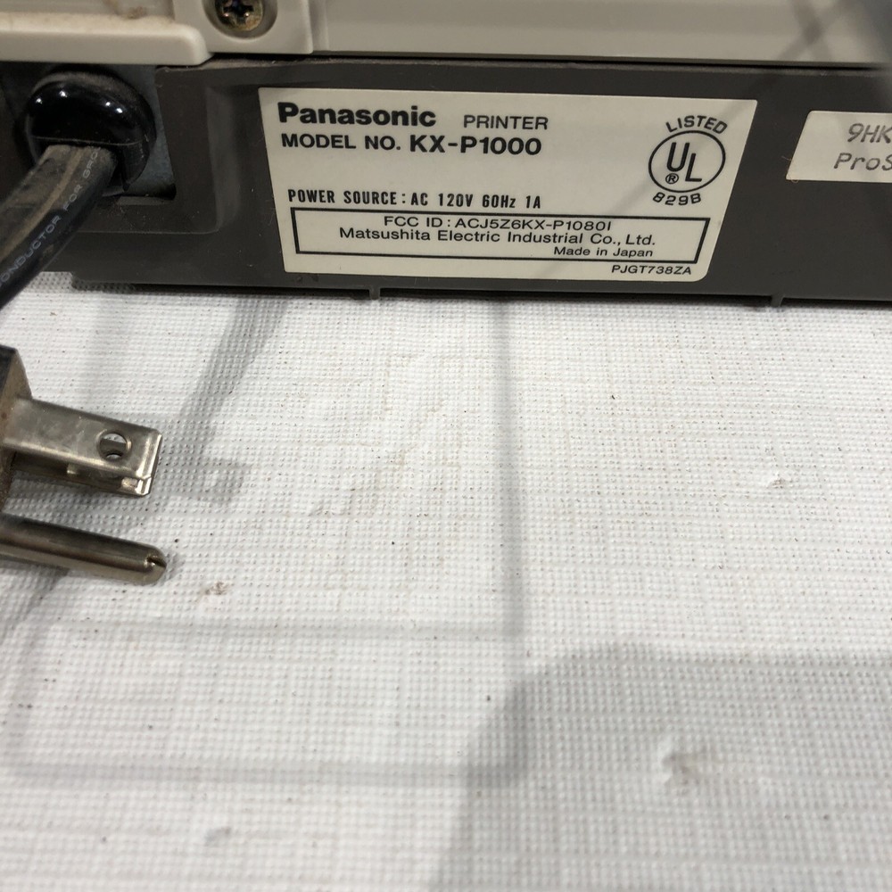 Panasonic PanaPrinter KX-P1000 Dot Matrix Printer- Tested