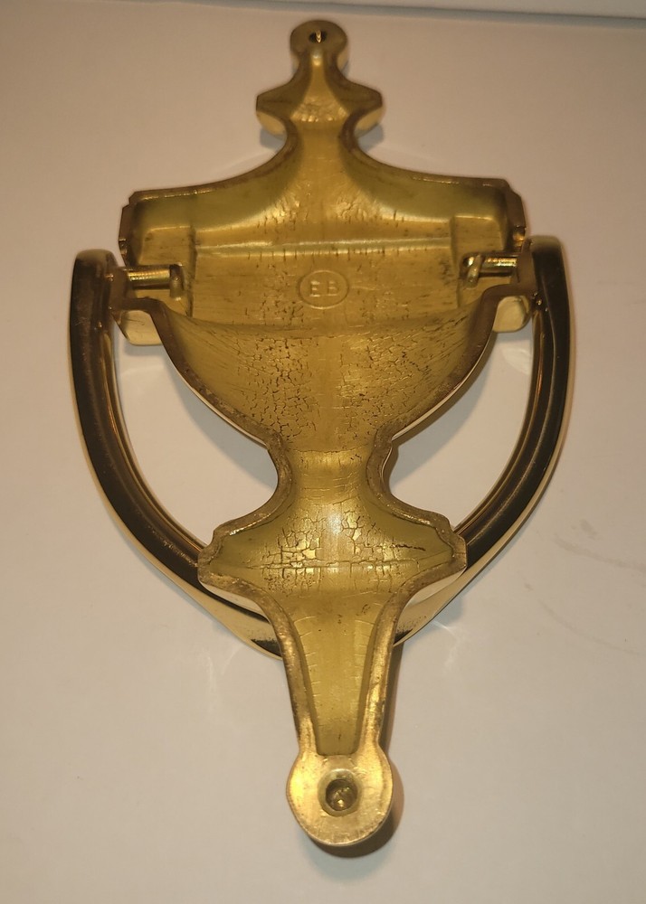 Vintage Baldwin Brass Solid Brass Door Knocker Colonial Style Nice!