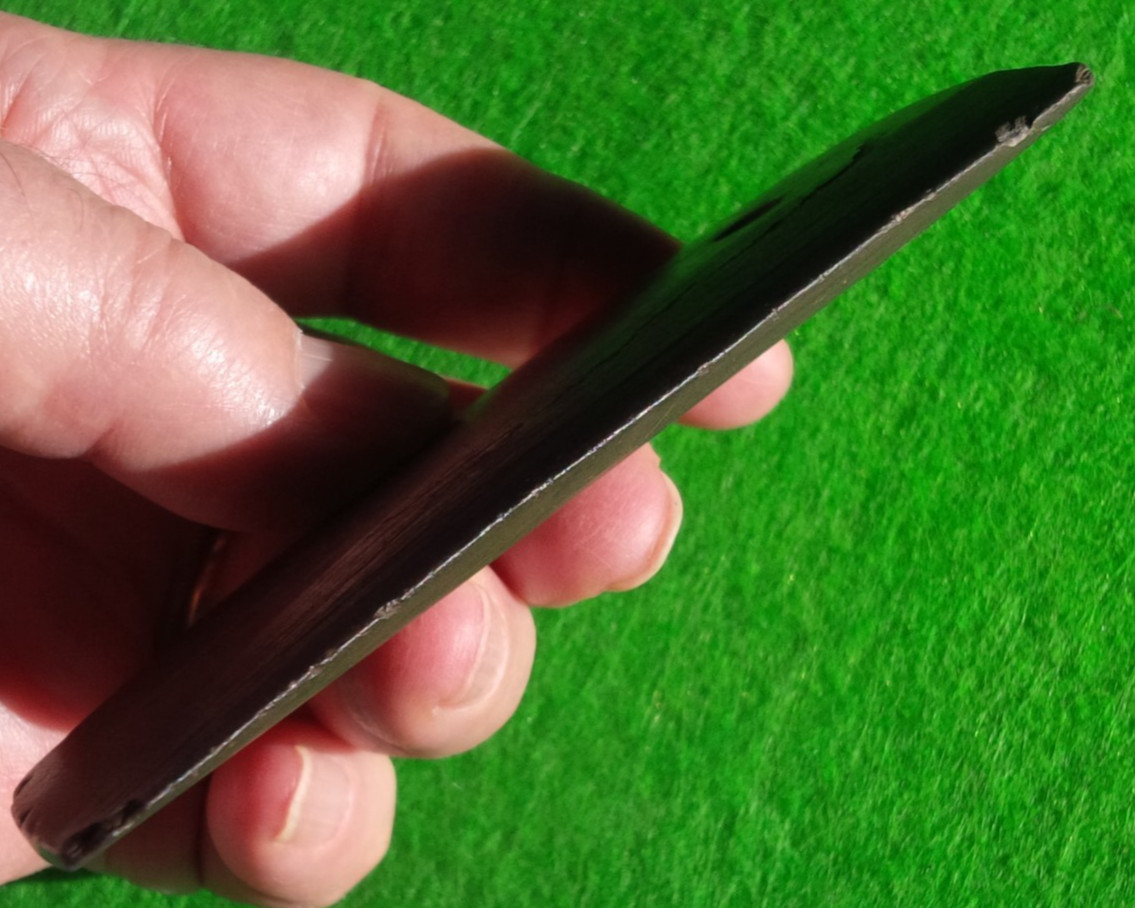 4-3/8" DRILLED SLATE PENDANT KENTUCKY ARROWHEAD AUTHENTIC INDIAN ARTIFACT GORGET