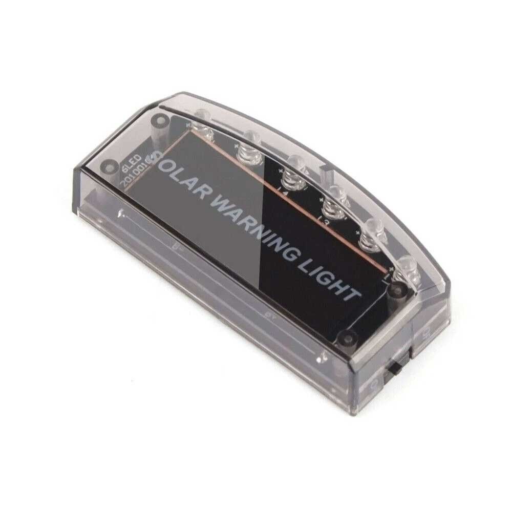 Solar-Powered LED Dummy Alarm Light - Anti-Theft Security Warning Flash Light