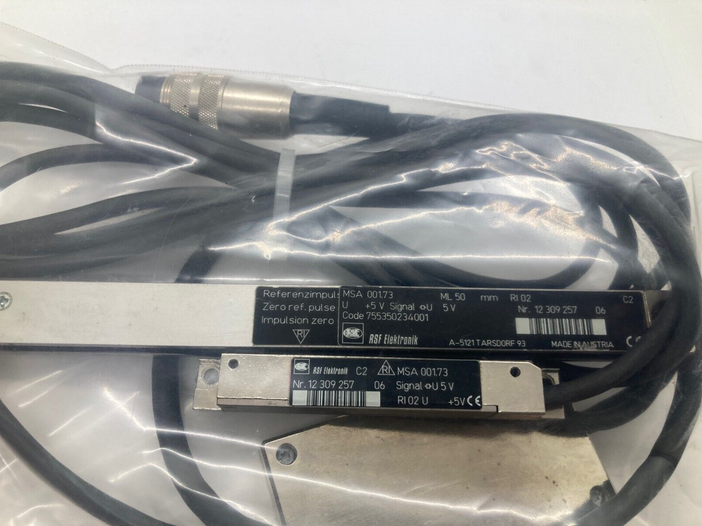New RSF Elektronik MSA 001.73 Sealed Linear Encoder 50mm Travel 5V