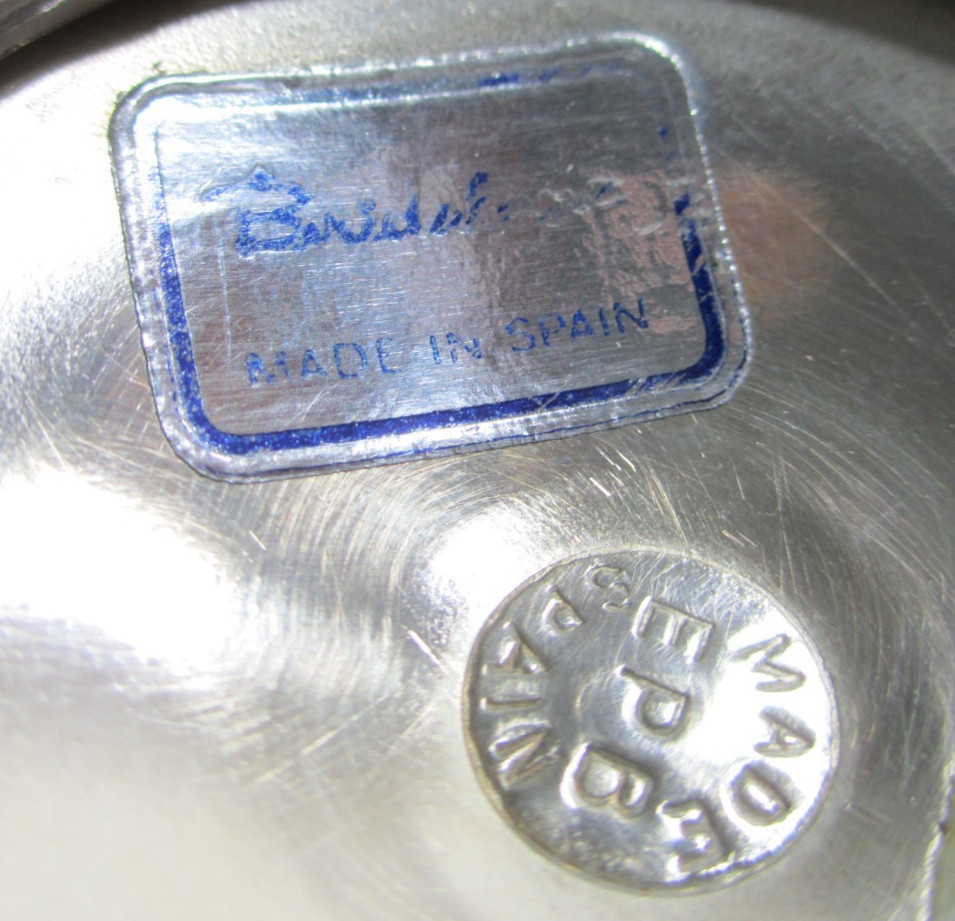 Vintage Silver-Plated Cordial Stemware Spain Set of 12Twisted Grapevine Stem