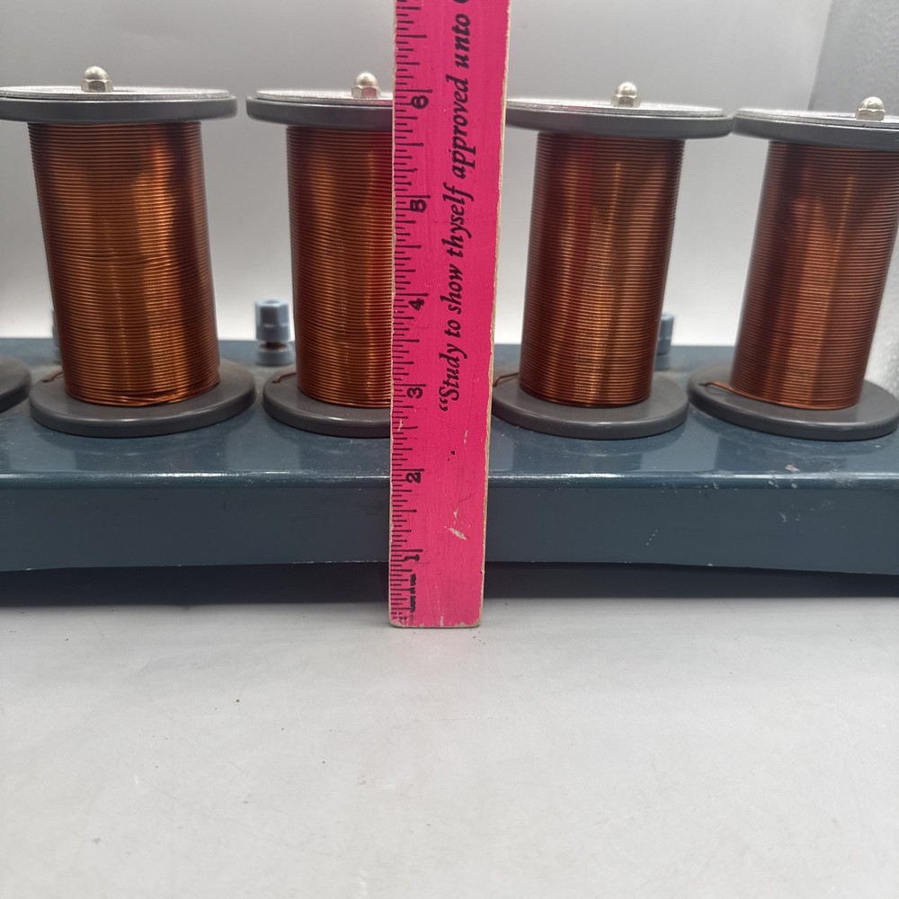Vintage Physics Electromagnet Transformer Induction Coil Set Cased