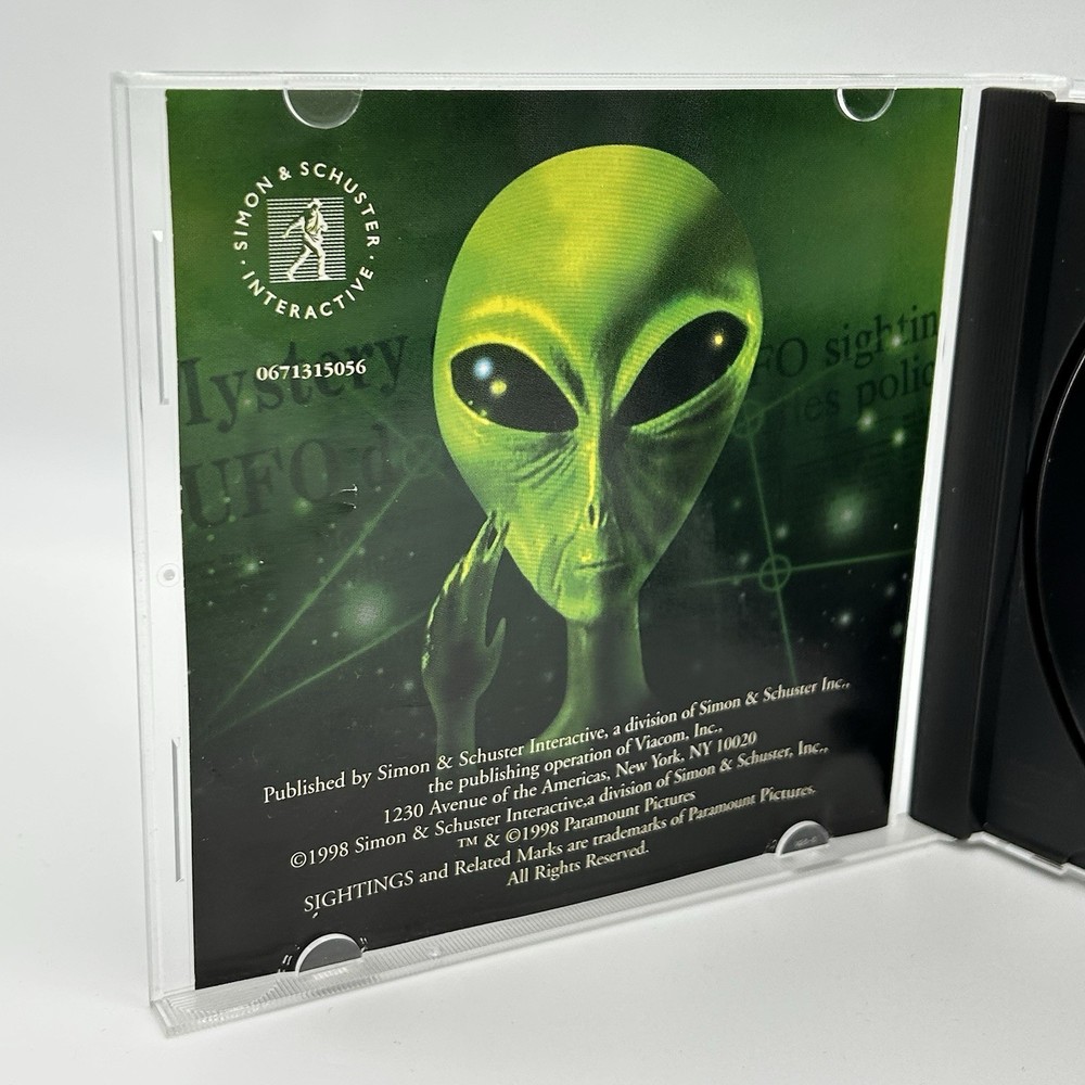 Sightings The UFO Encyclopedia (PC, CD-ROM, 1998, Paramount)