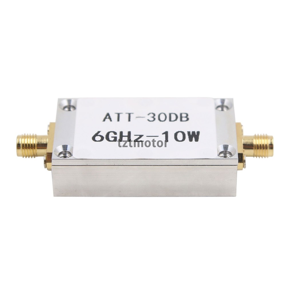 10W 30DB RF Attenuator SMA Fixed Attenuator Work+Power Meter Spectrum Analyzer