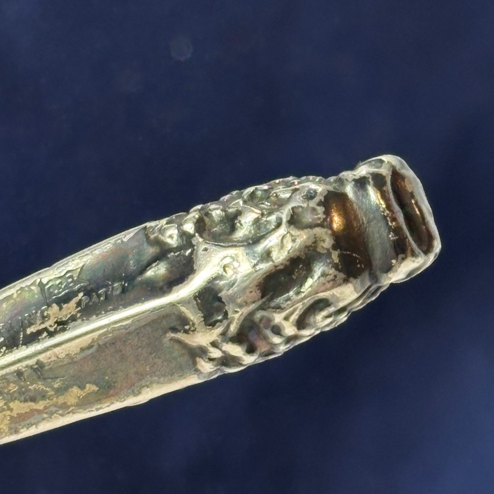 Antique Foster & Bailey Button Hook Sterling Silver Handle Lace Puller