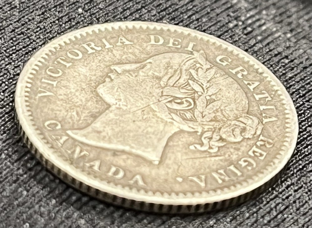 Circulated 1898 Canada Silver Dime