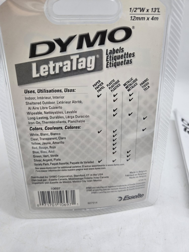 DYMO LetraTag Handheld Portable Electronic Label Machine & Extra Labels