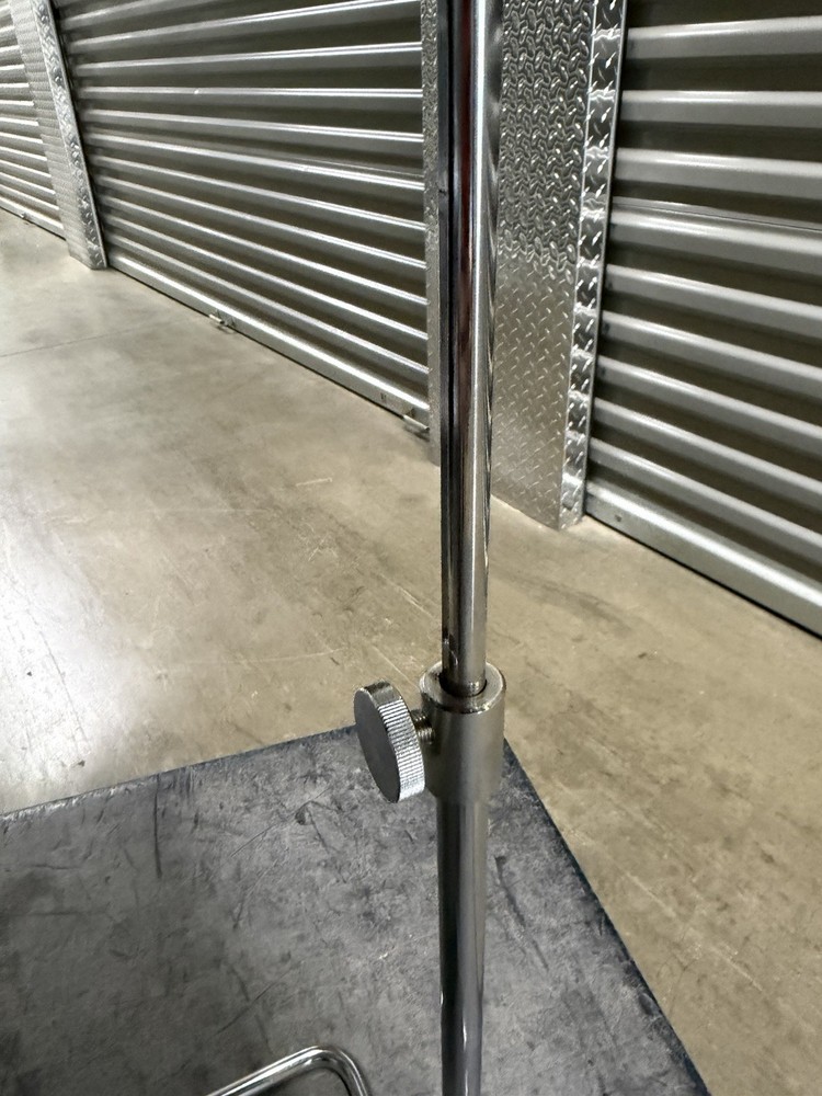 Authentic Herman Miller Walnut Adjustable Height Nelson Tray Table With Box