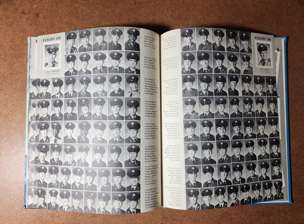 1954 Parks Air Force Base California 3275th Basic Training Recruit Yearbook