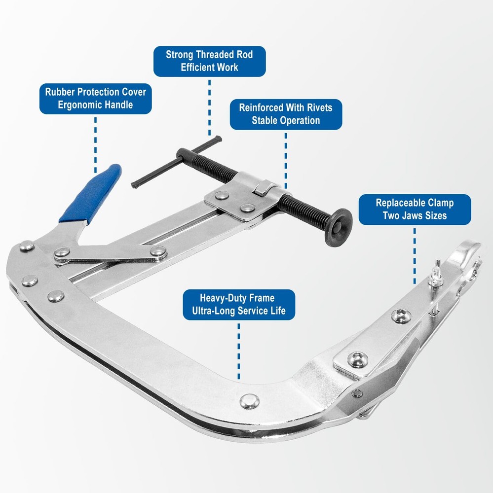 8 in Valve Spring Compressor Universal Valve Spring Removal Tool Compatible w...
