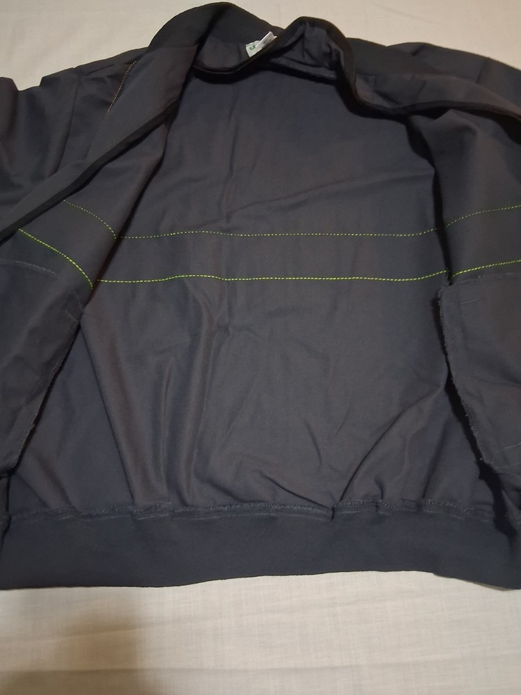 Mens Enhanced Visibility Work Bomber Jacket 2XL Regular Grey