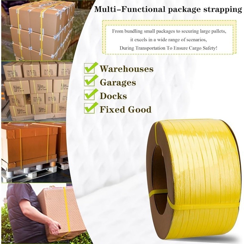 High Strength Polypropylene Strapping Roll 3280ft Heavy Duty Bundling Solution