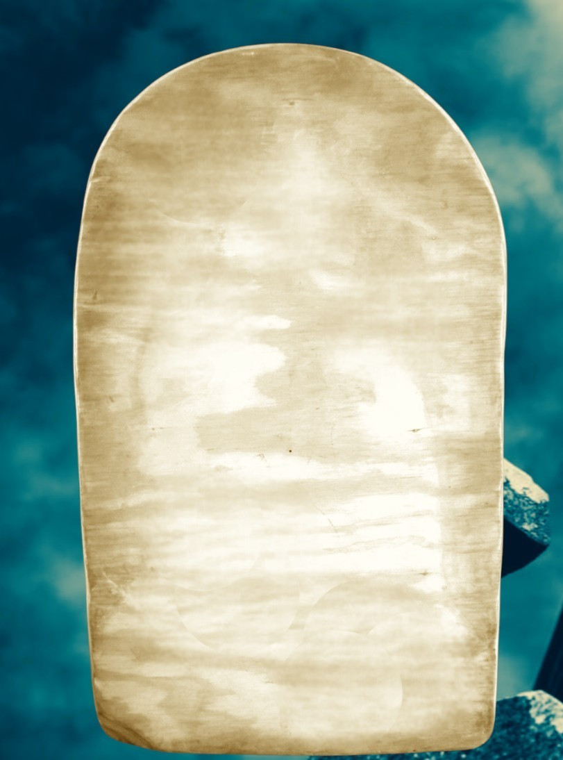 Rugged plain tombstone mold concrete mould decorate yourself 21" x 12.5" x 2"