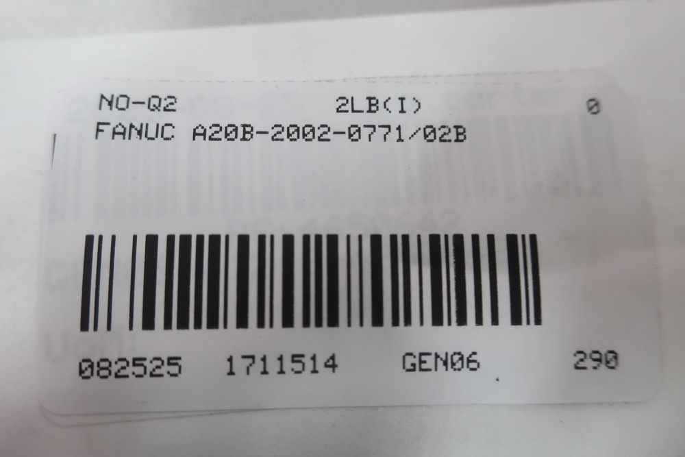 Fanuc A20B-2002-0771/02B Chassis Module