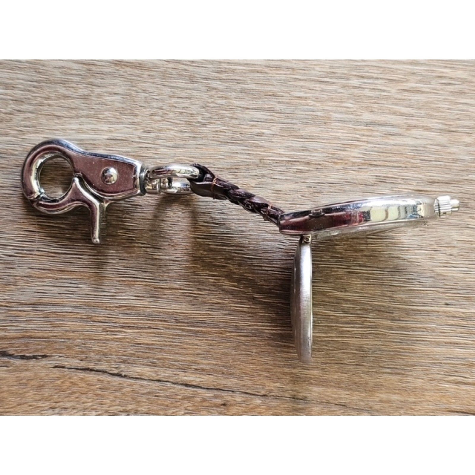 Remington Clip-on Belt Loop Watch w/ [#1 Dad] Cover *untested*