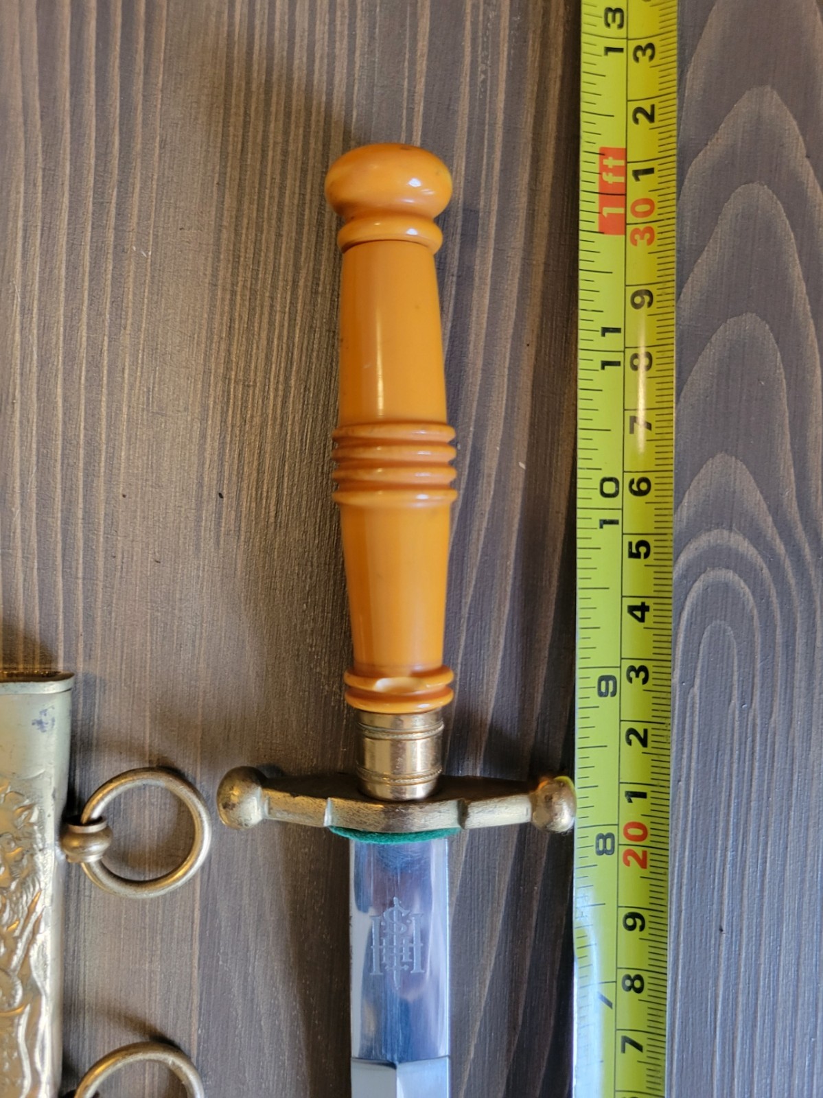 EXCELLENT! World War II Dutch Navy Officer's Ceremonial Dagger by Horster