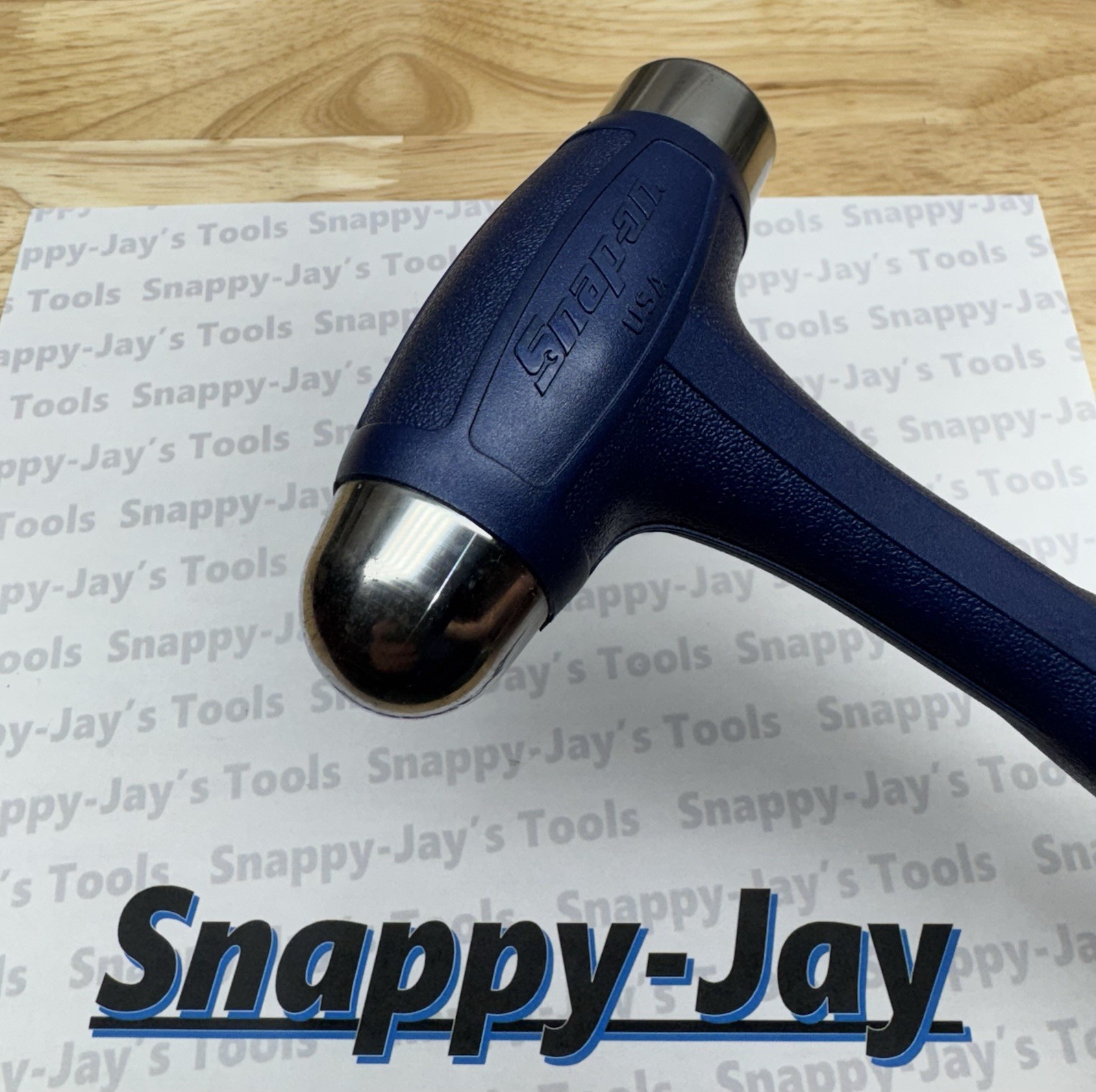 Snap-on Tools USA NEW POWER BLUE 16oz Ball Peen Dead Blow Hammer HBBD16MB