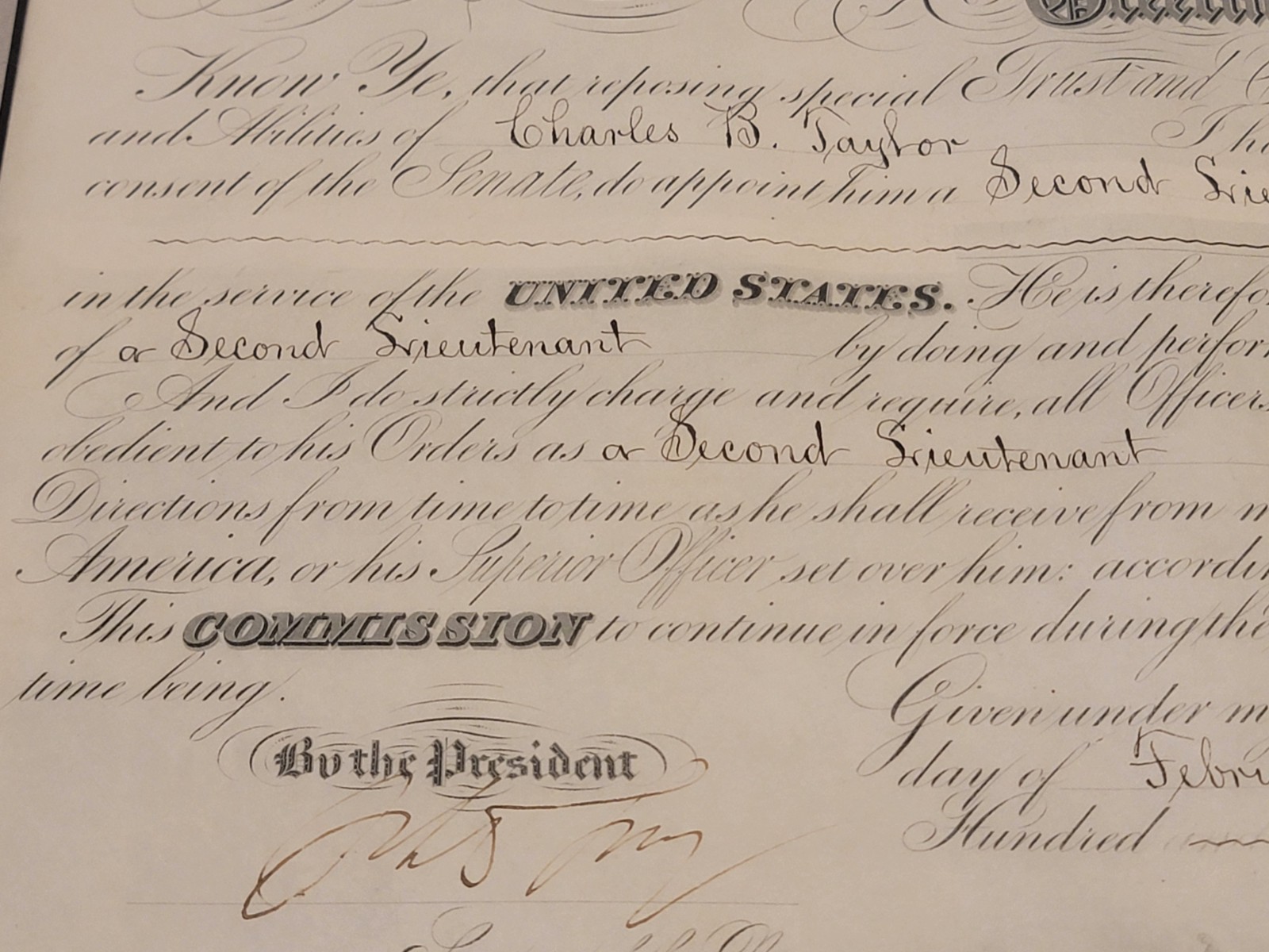 🌟 RARE President William McKinley SIGNED U.S. Marine 1900 Military Appointment