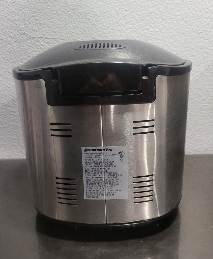 Breadman Pro TR875 Automatic Bread Maker/Making Machine 2lb great gift or keeper