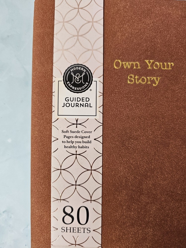 Modern Expressions Guided Journal Notebook