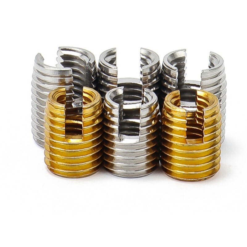 M2-M20 Slotted Self Tapping Threaded Inserts External and Internal Thread